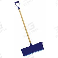 APPROVED VENDOR Snow Pusher: Aluminum/Plastic, 11 3/8 in Blade Lg, 22 1/4 in Blade Wd, 3 mm Gauge (MPN 21AC98). Key specifications — Brand: APPROVED VENDOR; Handle Grip: D Grip.
