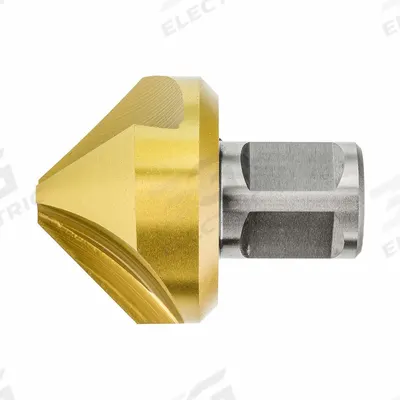 HOLEMAKER TECHNOLOGY Countersink: 82°, 3 Flute, 2 in Body Dia - Weldon-Flat Shank Countersinks