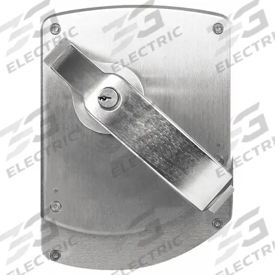 ACCURATE Door Lockset: Privacy Lever Locksets, Stainless Steel, ADA Compliant