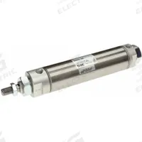 SMC Round Body Cylinder: 1 1/4 in Bore, 1 in Stroke, Non-Repairable, Stainless Steel, Rubber Cushion (MPN NCME125-0100C-XC6). Key specifications — attr1122958: Rotating Rod; attr942235: Stainless Steel; attr942202: SMC; attr942227: Threaded Hole; attr942243: NCM.