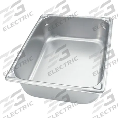 VOLLRATH Steam Table Pan: Half Size, Rectangular, 20 ga Gauge, 2.1 qt Capacity - Steam Table Pans