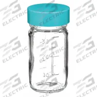 APPROVED VENDOR Mixing/Storage/Sampling Bottle: 30 mL, 33-400, Colorless, Visible Particulate (MPN GLC-01453). Key specifications — Brand: APPROVED VENDOR; Graduated: Yes; Pre-Cleaned: Visible Particulate; Body Color: Colorless; Screw Closure Size: 33-400.