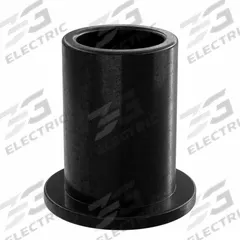 OILITE Flanged Sleeve Bearing: PEEK, 3/8 in Bore, 1/2 in OD, 3/4 in Overall Lg, Black, 10 PK (MPN PF-0607.5-06B). Key specifications — Brand: OILITE; Color: Black.