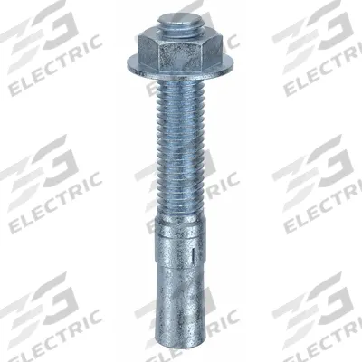 MKT FASTENING Wedge Anchor: 4 1/2 in Overall Lg, 5/8 in Dia, 5/8"-11 Thread Size, Steel - Steel Wedge Anchors