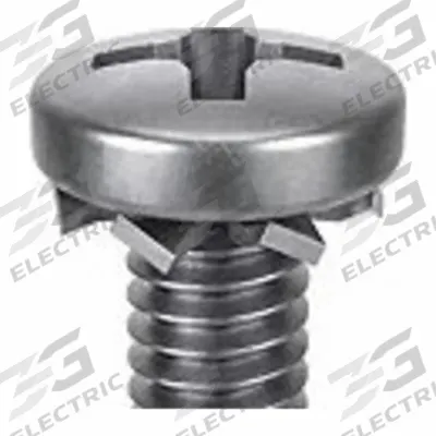 SEMS Screw: External Tooth, #4-40 Thread Size, 5/16 in Lg, Stainless Steel, Passivated - Machine Screws with External Tooth Lock Washers