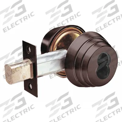 ARROW Deadbolt Lock: Cylindrical, Core Not Included, SFIC, 1 3/8 in Door Thick - Max - Standard Cylindrical Deadbolts