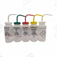 APPROVED VENDOR Wash Bottle: 500 mL, Acetone, Ethanol, Isopropanol, Methanol, Write-On, Assorted (MPN 832J91). Key specifications — Closure Color: Assorted; Vented/Nonvented: Vented; Body Color: Colorless; Brand: APPROVED VENDOR; Imprinting Group: Assorted.