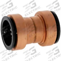 NIBCO Push-Fit Elbow Fitting: Straight, 1 in OD x 1 in OD Size, Push-to-Connect x Push-to-Connect (MPN 9001450P). Key specifications — Brand: NIBCO.