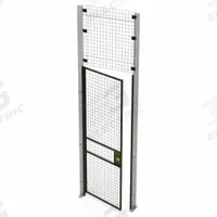 HUSKY RACK & WIRE Swing Door: 10 ft H x 3 ft W x 1 3/4 in D, Black, Powder-Coated (MPN V220310-091). Key specifications — attr1283297: Powder-Coated; attr1283316: Steel; attr1283323: Left; attr1283313: Yes; attr1283333: HUSKY RACK & WIRE.