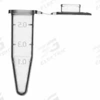 APPROVED VENDOR Microcentrifuge Tube: Microcentrifuge Tube, Polypropylene, 0.5 mL Capacity - mL (MPN MCT05). Key specifications — Brand: APPROVED VENDOR; Graduated: Yes; Includes Closure: Yes; Body Color: Colorless; Body Material: Polypropylene.