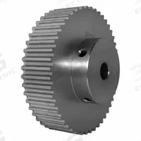 DAYTON Timing Pulley: Modified Curvilinear, Fixed, For GT Timing Belt Section, For 15 mm Belt Wd (MPN 48-5P15-6A5). Key specifications — Brand: DAYTON; Finish: Clear Anodized; For Belt Series: Powerhouse®.