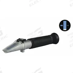 LAXCO, INC Refractometer: Brix, +/-0.2% Accuracy, Auto, Analog, 7 1/2 in Overall Dp, 1 in Overall Wd (MPN RHE-B32ATC). Key specifications — Brand: LAXCO, INC; Accuracy: +/-0.2 %; Refractive Index - Min: 0 % Brix; Automatic Temperature Compensation Included: Automatic; Refractive Index - Max: 32 % Brix; Resolution: 0.2% Brix; Test Parameters: Brix.