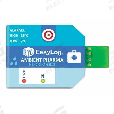 LASCAR Pharma Data Logger: 0%to 100% Relative Humidity Measured, -22°F to 158°F - Temperature & Humidity Data Loggers