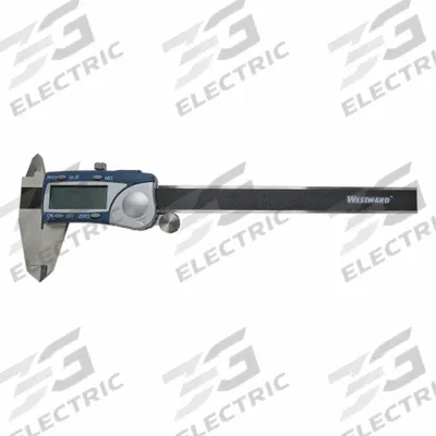 WESTWARD Fractional-Display Digital Caliper: 0 in to 6 in /0 mm to 150 mm - Calipers without SPC Output