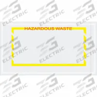 APPROVED VENDOR Packing List Envelopes: Haz Waste, 10 in Outside Ht, 5 1/2 in Outside Lg, 1,000 PK (MPN PL482). Key specifications — Color: Red/Yellow; Message Location: Top; Opening Location: Side Loading; Message: Hazardous Waste; Brand: APPROVED VENDOR.