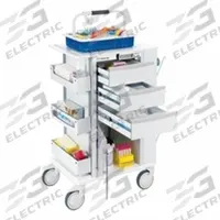 MARKETLAB Medical Procedure Cart: Aluminum, (2) Swivel/(2) Swivel with Brake, White, White (MPN 21491E). Key specifications — Material: Aluminum; Drawer Color: White; Brand: MARKETLAB; Caster/Wheel Configuration: (2) Swivel; Cabinet Color: White.