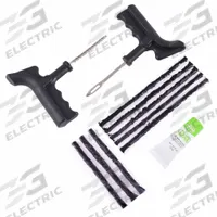 SLIME Tire Plug Kit: Tire Plug Kit, ATV Tires/Lawn Mower Tires/Wheelbarrow Tires, 6 Pieces (MPN 2040-A). Key specifications — Product Type: Tire Plug Kit; Compatible Tire Type: ATV Tires; Brand: SLIME; Includes: Pistol-Grip Handle Plugger.