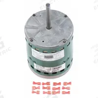 GENTEQ Direct Drive Blower Motor: Evergreen® CM, 48 Frame Size, Belly Band, ECM, Open Air Over (MPN 6707). Key specifications — Brand: GENTEQ; Manufacturer Part Number: 6707; ECM Motor Type: Constant Torque; External Control Type: Building Management System Low Voltage Controller; Features: Multi-Speed (5 Taps @ 24vac); Frame Size: 48; Full Load Amps @ 60 Hz: 6.0/4.9 A; Includes: Voltage Plugs.
