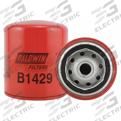 BALDWIN FILTERS Oil Filter: B1429, 3/4"-16 Thread Size, 4 7/16 in Overall Ht - Spin-On Oil Filters