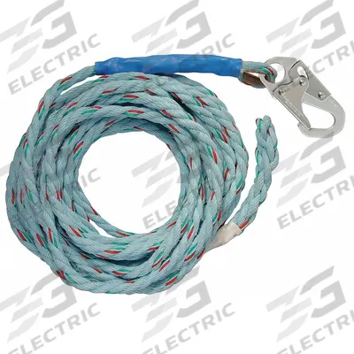 CONDOR Vertical Lifeline: 50 ft Lifeline Lg, 310 lb Capacity, Steel, 1 Workers Per System - Vertical Rope Lifelines