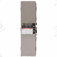 SQUARE D Circuit Breaker Enclosure: 3 Spaces, 250 A Amps, Surface Mounting, Outdoor (MPN J250DS). Key specifications — attr196434: Square D H and J-Frame Circuit Breakers; attr196428: Surface; attr196429: Outdoor; attr211159: SQUARE D.