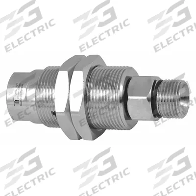MOSMATIC Rotary Union: Straight, Nickel-Plated C38500 Brass, 1 Passages, 3/8 in Rotating Shaft - Brass Rotating Joints & Unions