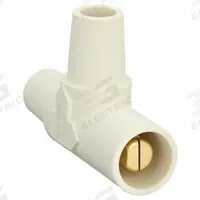Tapping Tee: Female-Male-Female, White, 600V AC/600V DC, 400 A, Series 16 (MPN HBLTW). Key specifications — Brand: HUBBELL; Gender Configuration: Female-Male-Female.
