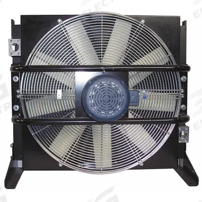 COOL-LINE Forced Air Oil Cooler: 215 hp Heat Removed, 350 gpm Max. Flow - AC Motor Driven Forced Air Oil Coolers