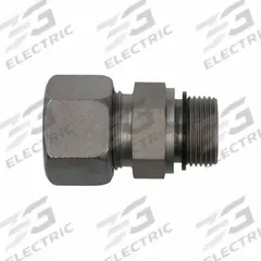 BRENNAN INDUSTRIES Compression Fitting Adapter: 35 mm OD x 3/4 in Pipe size, Compression x MBSPP (MPN D7400-L35-12-ED-SS). Key specifications — Series: Volz; Brand: BRENNAN INDUSTRIES.