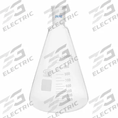 UNITED SCIENTIFIC SUPPLIES Glass Flasks: 1,000 mL, Colorless, Conical - Glass Erlenmeyer Flasks