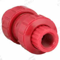 APPROVED VENDOR Ball Check Valve: Ball, Inline Valve Body, PVDF, 3/4 in Pipe Size, FNPT x FNPT, Std (MPN T65BC-V 3/4). Key specifications — Ball Material: PVDF; Brand: APPROVED VENDOR.