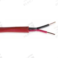 CAROL Fire Alarm Cable: 1,000 ft Cable Lg, Riser, Riser, S-R PVC, Semi-Rigid PVC, Red, PVC, 0 Pairs (MPN E1522S.41.03). Key specifications — Brand: CAROL; Conductor Gauge: 14 AWG; Jacket Material: PVC; Solid/Stranded: Solid.