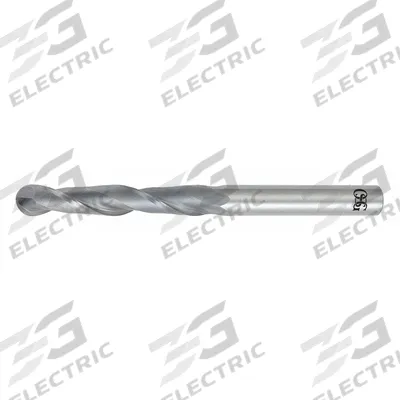 OSG Ball End Mill: Carbide, 2 Flute, 5/16" Mill Dia, 1-5/8" LOC, 4" OAL (MPN 482-3125-BN) - General Purpose Carbide Ball End Mills
