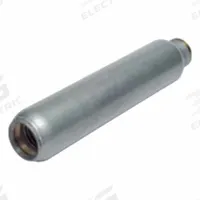 GAST Regenerative Blower Silencer: 3.63 in Outside Dia, Screw On Connection, 2 in (M)NPT Inlet Size (MPN AJ121F). Key specifications — attr49959: AJ121F; attr49962: GAST; attr49968: 33K810; attr49969: R6335A-2.