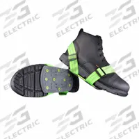 WINTER WALKING Ice Cleats: Ice Breaker, 9 Spikes Per Shoe, 3 3/4 in Overall Wd, TPE, Stud, 1 PR (MPN JD125). Key specifications — Brand: WINTER WALKING; Traction Attachment Style: Strap-On; Traction Material: Tungsten Carbide; For Use on Surface Types: Ice.