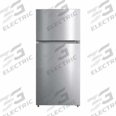 MIDEA Refridgerator: Stainless Steel, 14.2 cu ft Total Capacity, 3 Shelves - Top-Freezer Refrigerators