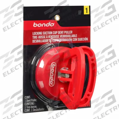 BONDO Dent Puller: Red - Suction Cup Dent Removers