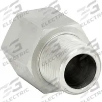 PARKER Metal Pipe Straight: 1 in x 1 in, Male BSPT Threaded x Female NPT Threaded, 3,000 psi, Steel (MPN 1X1F3HGS). Key specifications — Maximum Operating Pressure: 3,000 psi; (DO NOT SEND) Manufacturer Location: Made in USA.