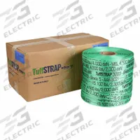 CARGO TUFF AAR Grade 5 Woven Polyester strapping- 2 coils: 5,100 lb Break Strength, Green, 2, PK (MPN LS-TUFFSTRAP3223). Key specifications — Brand: CARGO TUFF; AAR Approved: Yes; Color: Green.