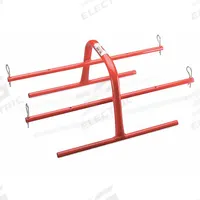 GARDNER BENDER Reel Stand: 4 Spindles, 13 1/2 in x 24 in x 9 1/2 in, Steel, Epoxy Coated (MPN WSP-100E). Key specifications — attr37676: GARDNER BENDER; attr37683: Red; attr37684: Steel; attr37690: Epoxy Coated.