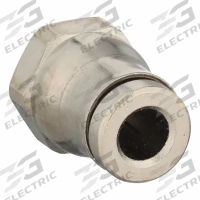 LEGRIS Push-Fit Adapter Fitting: 4 mm OD x 5 mm Pipe Size, Push-to-Connect x Metric - Nickel-Plated Brass Tube Fittings