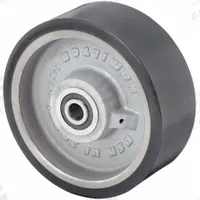 APPROVED VENDOR Caster Wheel: 8 in Wheel Dia., 3 in Wheel Wd, Polyurethane, 3,250 lb Load Rating (MPN W-830-DB70-3/4). Key specifications — Brand: APPROVED VENDOR; Wheel/Tread Color: Black.