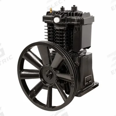 MI-T-M Air Compressor Pump: Splash Lubricated, 2 Stage, 7.5 hp, 18 cfm @ 175 psi - MI-T-M Compressor Pumps