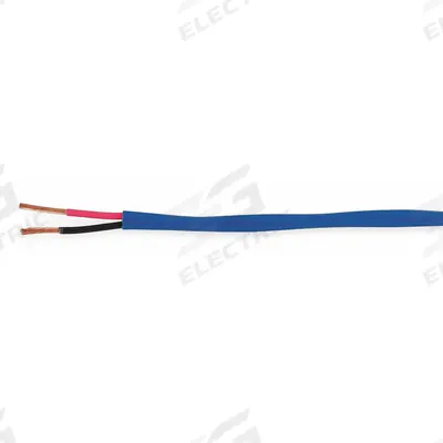 CAROL Fire Alarm Cable: 1,000 ft Cable Lg, Plenum, Plenum, PVC, PVC, Blue, PVC - Unpaired Unshielded Cables