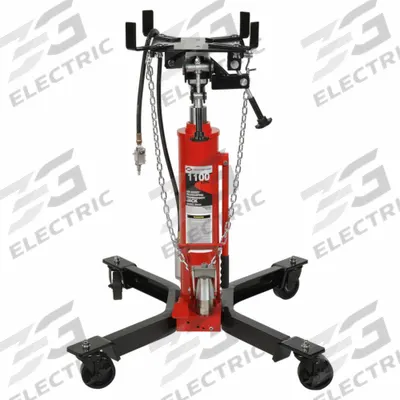 AMERICAN FORGE & FOUNDRY Transmission Jack: Transmission Jack, Air, 1,100 lb Load Capacity - Transmission Jacks