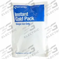 FIRST AID ONLY Cold Pack: 6 in Temp Pack Lg, 9 in Temp Pack Wd, 21-4000. Key specifications — Product Type: Cold Pack; Reusable: Disposable; Standards: ANSI Z308.1-2015; Temperature Pack Color: White; Temperature Pack Material: Plastic; Brand: FIRST AID ONLY; Manufacturer Part Number: 21-4000; Unitized: Bulk.