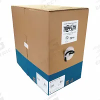 EATON TRIPP LITE Bulk Ethernet Cable: 1,000 ft Cable Lg, 23 AWG, Riser, Black, PVC, N223-01K-BK, 6A. Key specifications — Conductor Gauge: 23 AWG; Jacket Material: PVC; Brand: EATON TRIPP LITE.
