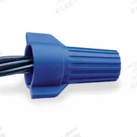 BUCHANAN Twist-On Wire Connectors: Blue, Wire Sizes 6 AWG – 6 AWG, 600 V, 50, PK (MPN WT54-1). Key specifications — Brand: BUCHANAN; Maximum Wire Combination: (2) 6 AWG; Manufacturer Part Number: WT54-1; Minimum Wire Combination: (3) 12 AWG.