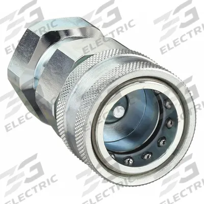 PARKER Hydraulic Quick Connect Hose Coupling: 1/4 in Coupling Size, Steel - 6600 Series Hydraulic Quick-Connect Coupling Bodies