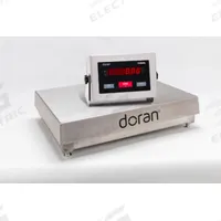DORAN Industrial Bench Scale: 24 in x 18 in, IP69K, Corded Remote, 250 lb Wt Capacity - Imperial (MPN 7250XL/1824). Key specifications — Connection Ports: Wi-Fi®; Readability: 20 g/0.05 lb/1 oz; Brand: DORAN; Weighing Surface Material: 304 Stainless Steel.